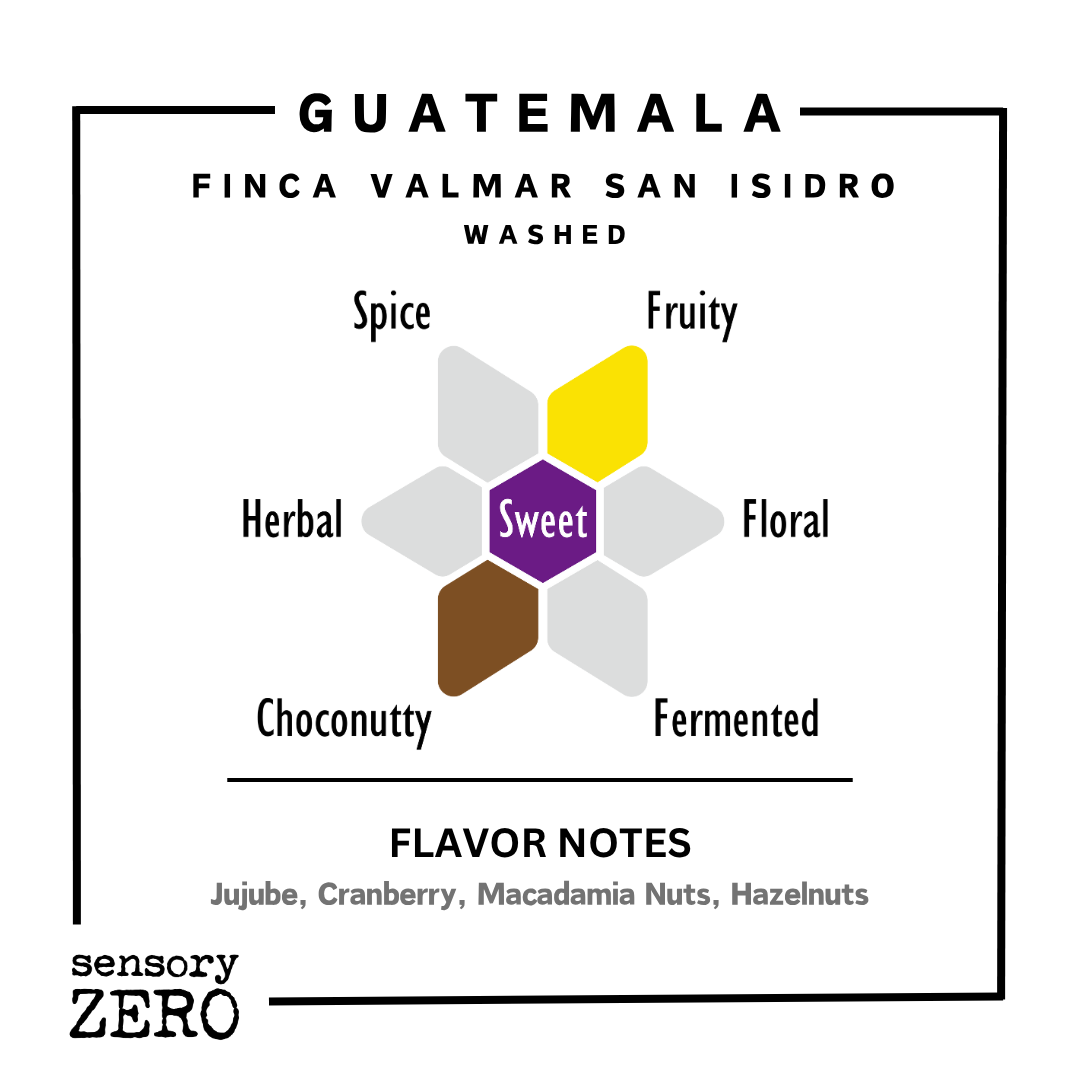 瓜地馬拉 | Finca Valmar San Isidro | 水洗處理, sensory ZERO, , Specialty Coffee, Artisan Coffee, Coffee Workshops, Premium Coffee Beans, Coffee Brewing Equipment, Online Coffee Store, Coffee Gifts, Hong Kong Coffee, Freshly Roasted Coffee, Coffee Subscriptions, Coffee Accessories, Tea Products, Gourmet Drinks, Wholesale Coffee Supply, B2B Coffee Solutions, 精品咖啡, 手工咖啡, 咖啡工作坊, 優質咖啡豆, 咖啡冲泡器具, 網上咖啡商店, 咖啡禮品, 香港咖啡, 新鲜烘焙咖啡, 咖啡訂閱, 咖啡配件, 美味飲品, 批發咖啡供應,