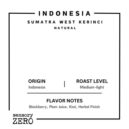 印尼 | Sumatra West Kerinci | 日曬處理