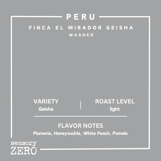 Peru | Finca El Mirador Geisha | Washed